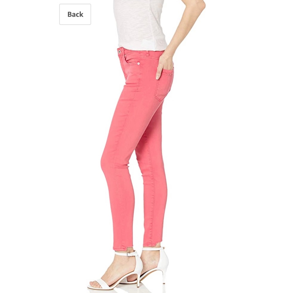 ELLA MOSS high rise pink skinny ankle jeans sz 29 - Picture 4 of 13